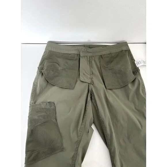 Eddie Bauer Pants 6 Cropped Hiking Pocket Gorp Core Outdoor Trail Cottage Core - Picture 10 of 14